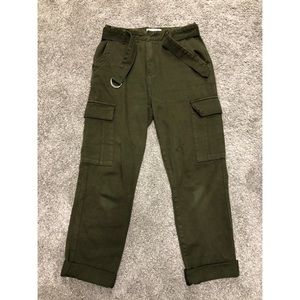 PacSun Olive Green Cargo Utility Jeans